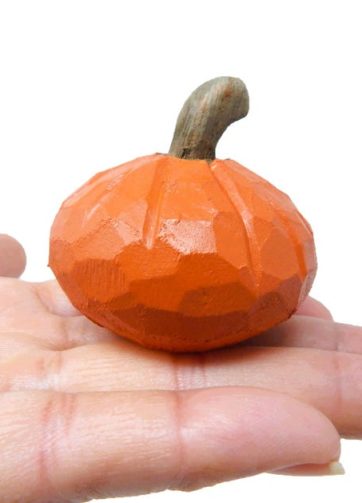 Handmade Wooden Pumpkin, Small Harvest Decor, Rustic Fall Autumn Halloween Thanksgiving Rustic Craft